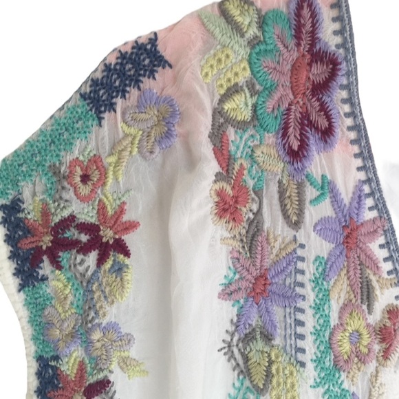 Johnny Was Embroidered Tunic Small - Picture 6 of 9